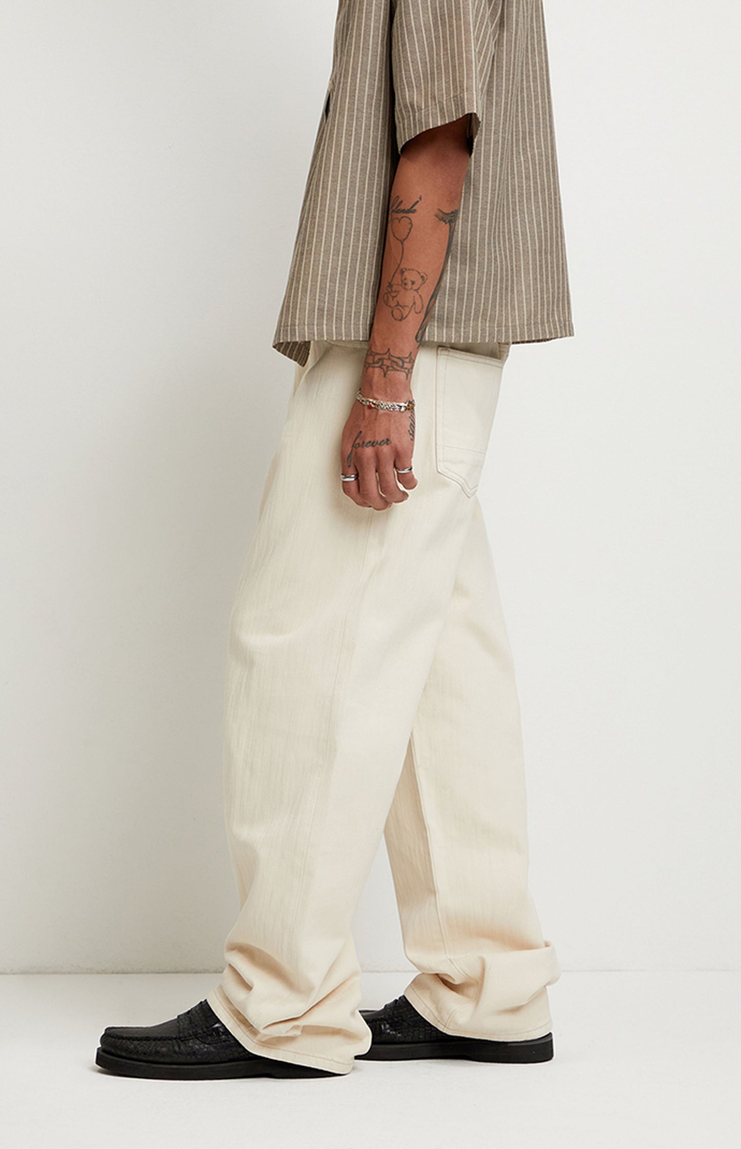 denim beige pants