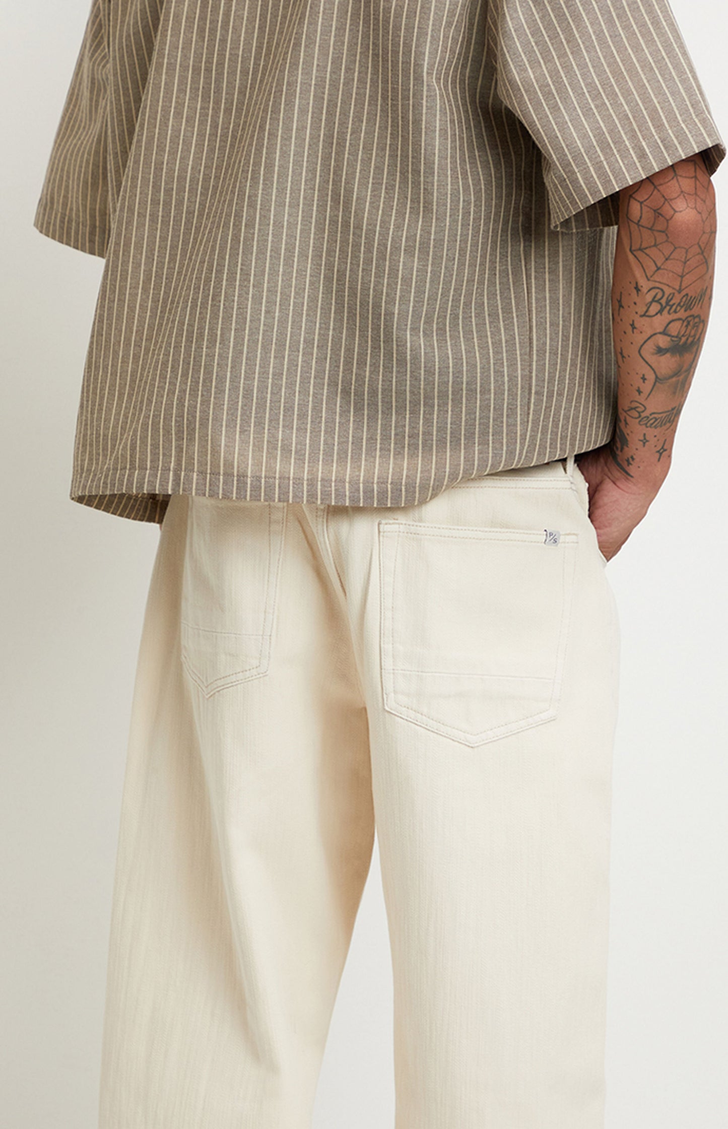 denim beige pants